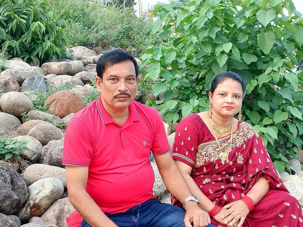 সাংবাদিক দম্পতি কাইসার হামিদ ও রোকেয়া আক্তার