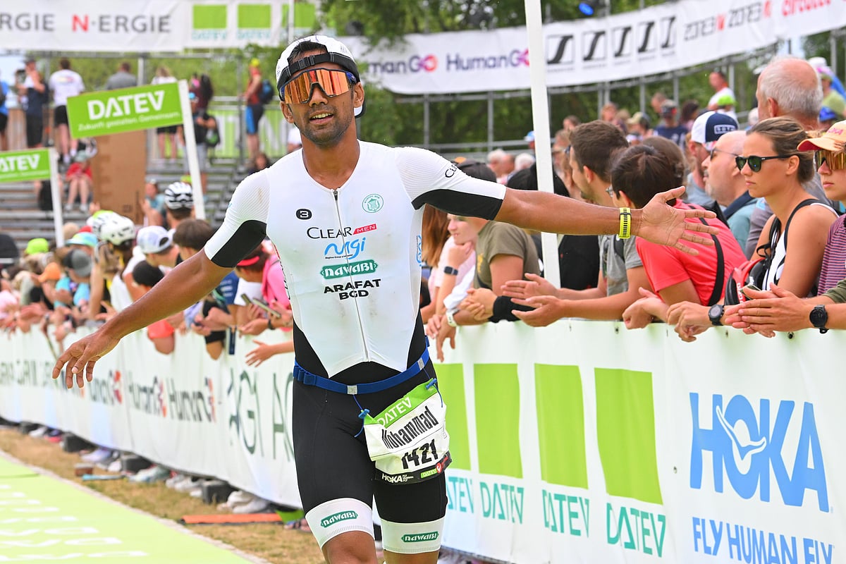 ‘চ্যালেঞ্জ রথ’ ট্রায়াথলনে বাংলাদেশের মোহাম্মদ সামছুজ্জামান আরাফাত