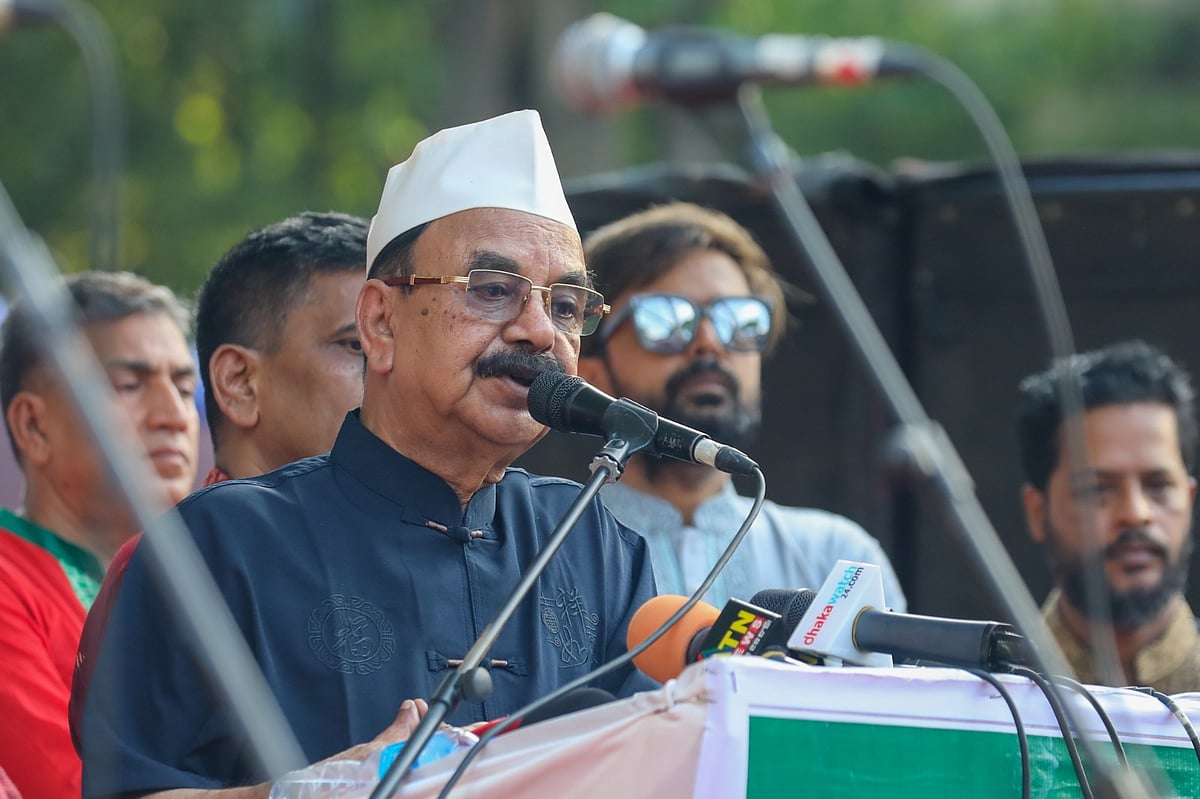 বিএনপির স্থায়ী কমিটির সদস্য গয়েশ্বর চন্দ্র রায় জাসাস আয়োজিত ‘রক্তাক্ত জুলাই’ শীর্ষক সাংস্কৃতিক অনুষ্ঠানে বক্তব্য দেন। কেন্দ্রীয় শহীদ মিনার, ঢাকা, ১১ জুলাই, ২০২৫