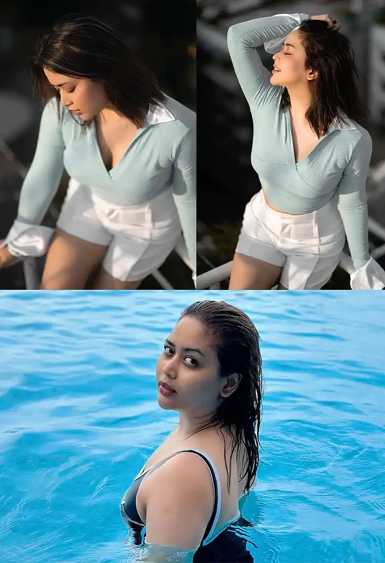 শর্টস আর মনোকিনির আকর্ষণীয় লুকে ভাবনা