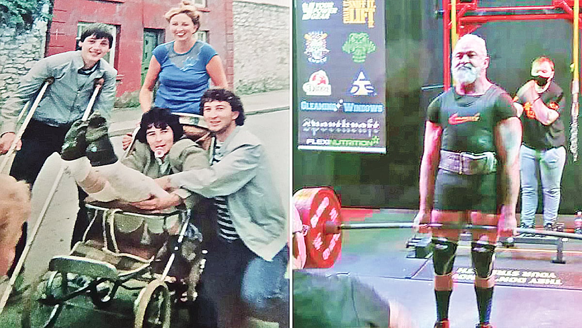 ১৮ বছর বয়সে চলাফেরার সক্ষমতা হারিয়ে ফেলেছিলেন লিয়াম বেভিল, ৫৭–তে এসে ভারোত্তোলনে বিশ্ব রেকর্ড গড়েন