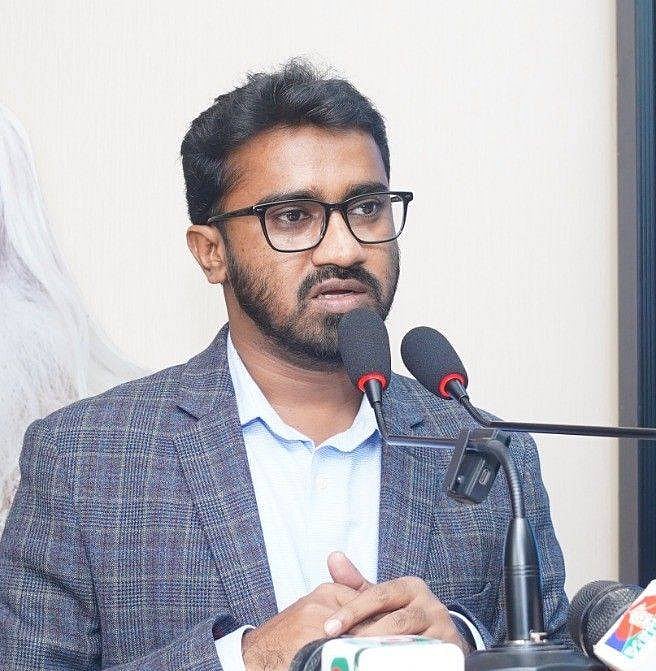 গণ অধিকার পরিষদের সাধারণ সম্পাদক মুহাম্মদ রাশেদ খান