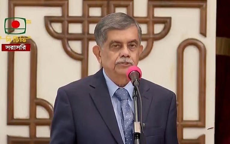 উপদেষ্টা হিসেবে সি আর আবরারের শপথগ্রহণ, ৫ মার্চ ২০২৫