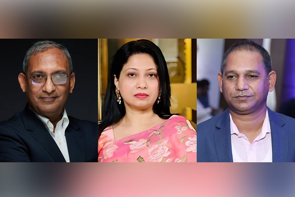 ‘স্টারশিপ ইন্সপায়ারিং টেন’ জুরিবোর্ডে আছেন (বাঁ থেকে) সৈয়দ ফারহাত আনোয়ার (প্রধান বিচারক), সেঁজুতি রহমান ও হাবিবুল বাশার