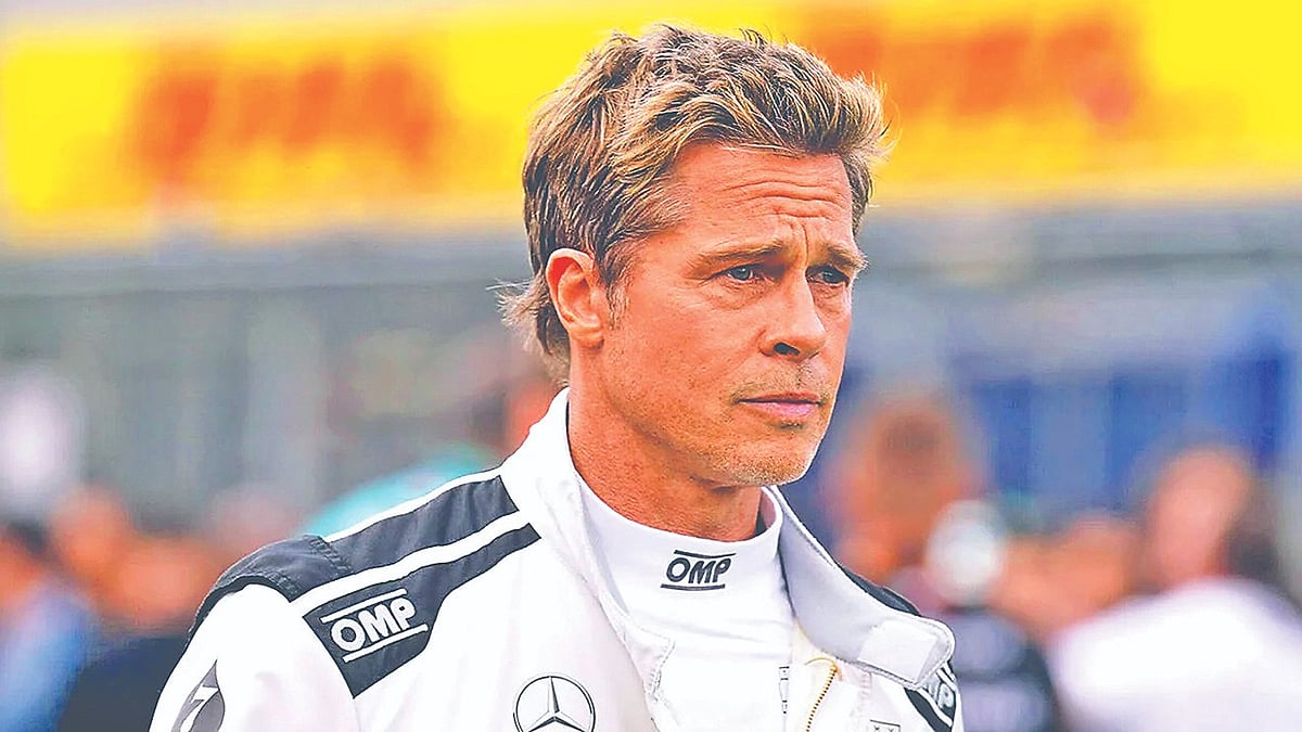 ‘এফ ওয়ান’–এ ব্র্যাড পিট। ছবি: আইএমডিবি