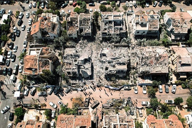 ইরানের মিসাইল হামলায় ধ্বংস হওয়া ইসরায়েলের স্থাপনা