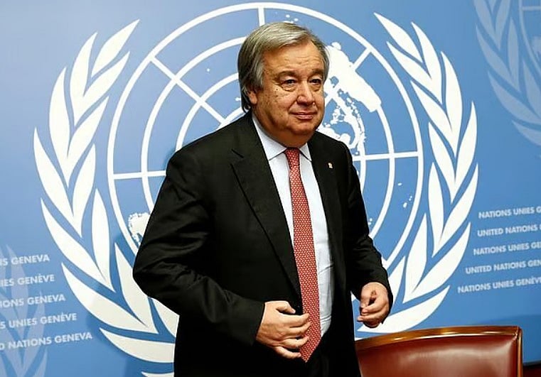 জাতিসংঘের মহাসচিব  আন্তোনিও গুতেরেস