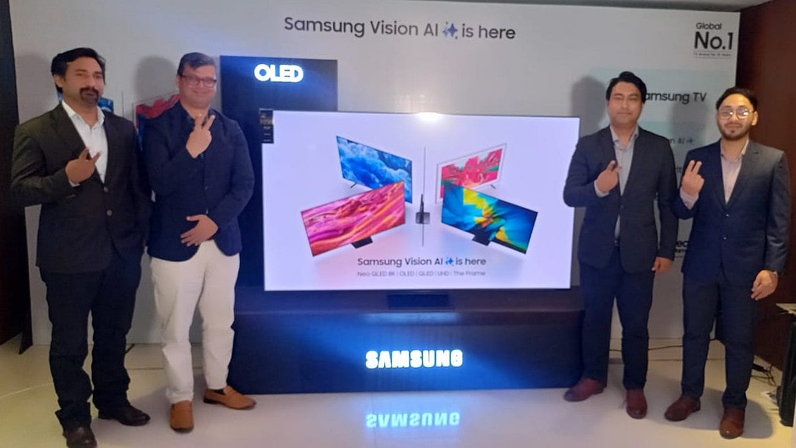 ভিশন এআই প্রযুক্তিনির্ভর ছয়টি মডেলের টেলিভিশন বাজারে এনেছে স্যামসাং ইলেকট্রনিকস বাংলাদেশ