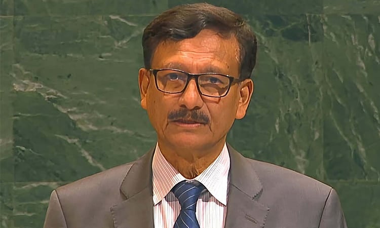 পররাষ্ট্র উপদেষ্টা তৌহিদ হোসেন জাতিসংঘ সদর দপ্তরে আয়োজিত আন্তর্জাতিক সম্মেলনে বক্তব্য দেন। ২৯ জুলাই ২০২৫