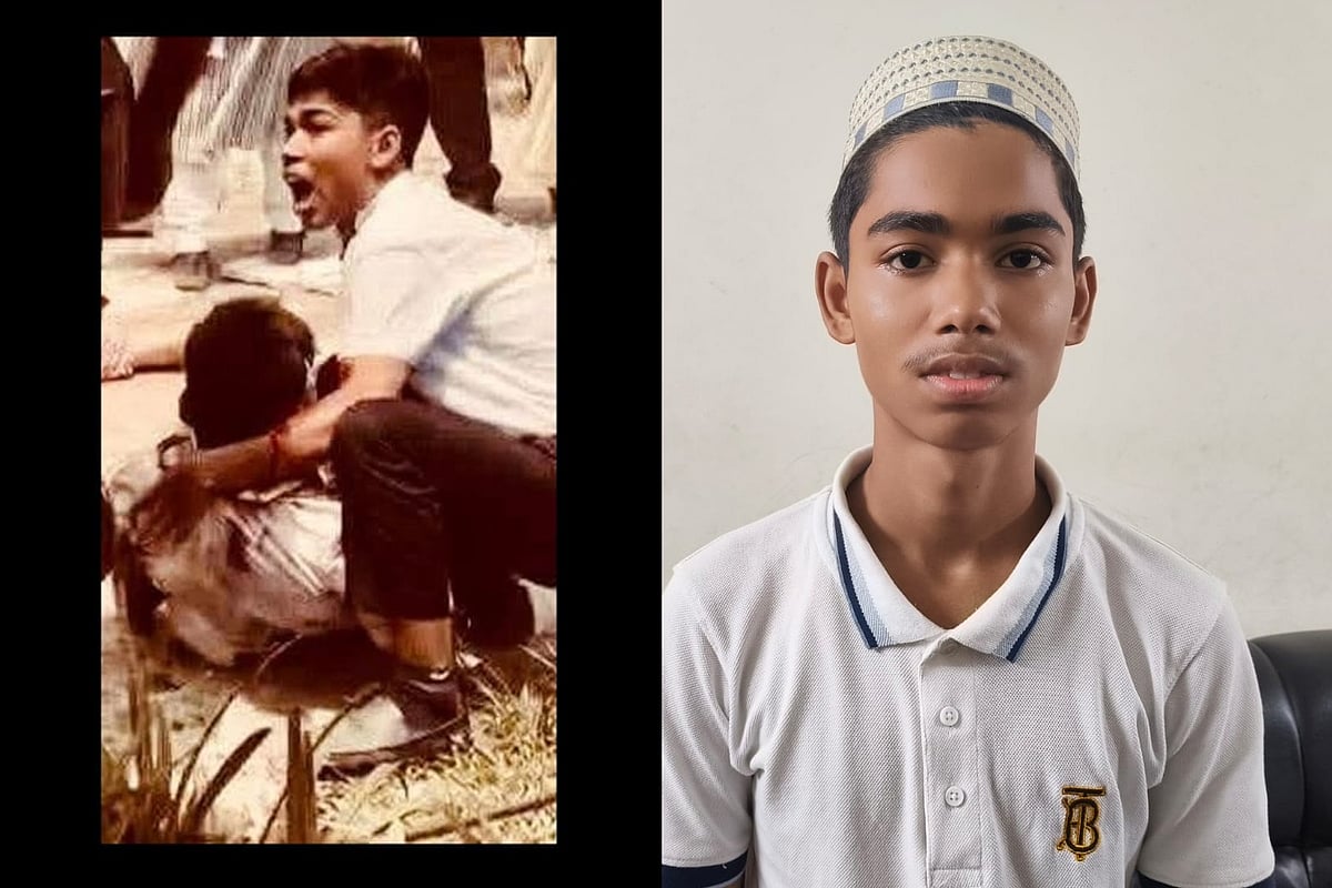 আহত শিশুকে সহযোগিতা করার জন্য এগিয়ে গিয়েছিল মো. আরমান হোসেন মোস্তফা (১৩)। সে মাইলস্টোন স্কুলের বাংলা মাধ্যমের ষষ্ঠ শ্রেণির ছাত্র