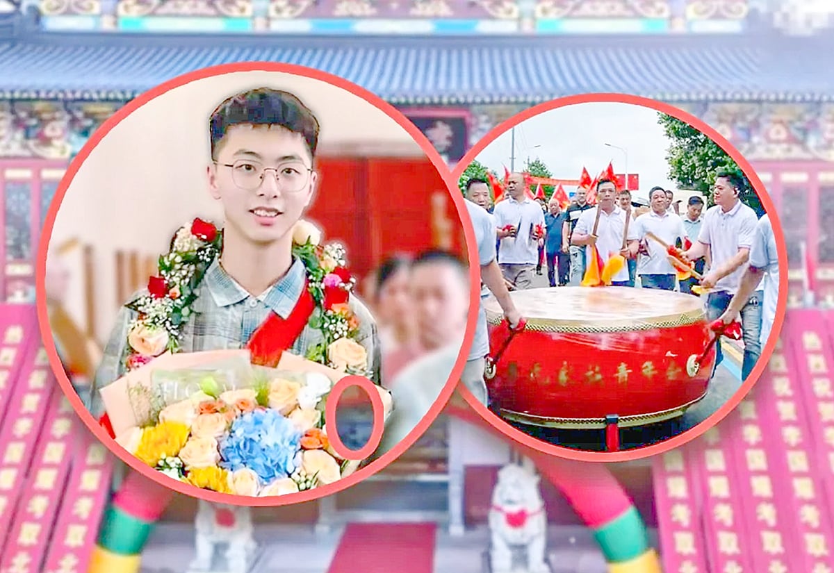 লি গুওইয়াওকে সংবর্ধনা দিতে ছিল নানা আয়োজন