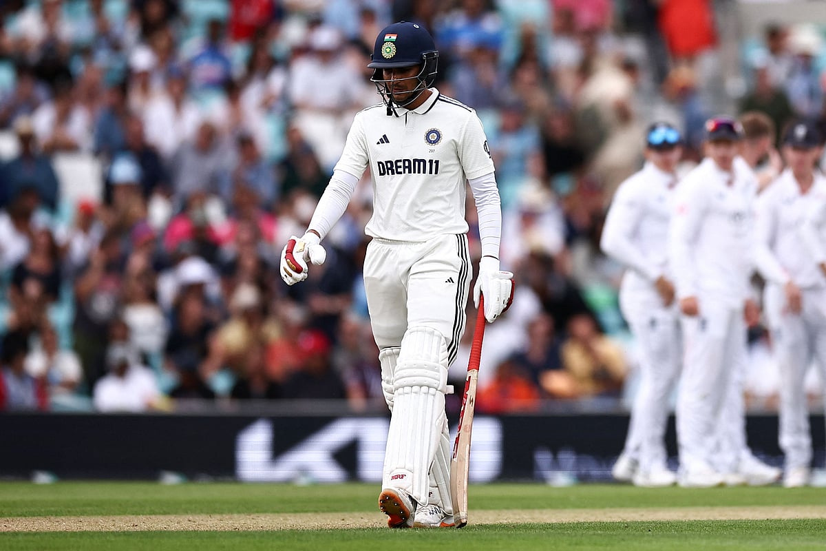 আউট হওয়ার পর গিল