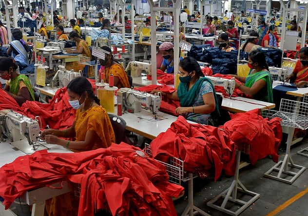 ভারতের একটি পোশাক তৈরির কারখানা