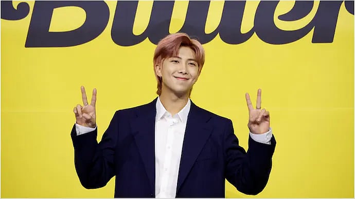 বিটিএসের সদস্য আরএম। রয়টার্স