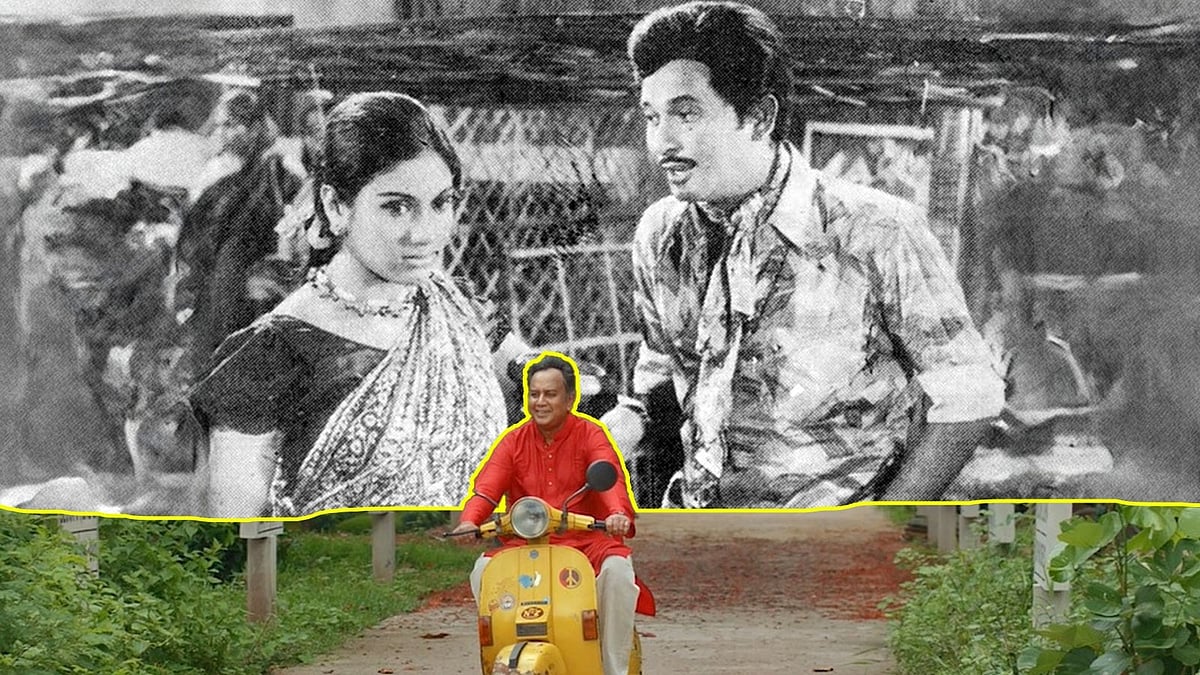 ‘রংবাজ’ ও ‘উৎসব’–এর দৃশ্য। কোলাজ