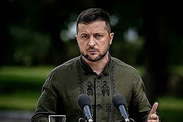 ইউক্রেনের প্রেসিডেন্ট ভলোদিমির জেলেনস্কি