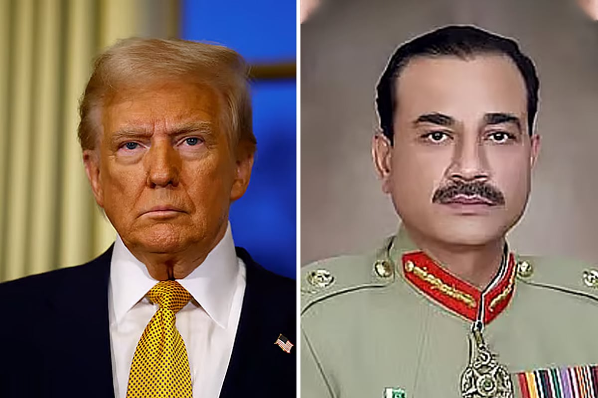 ডোনাল্ড ট্রাম্প ও জেনারেল আসিম মুনির