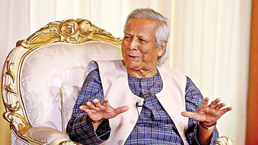 প্রধান উপদেষ্টা অধ্যাপক মুহাম্মদ ইউনূস