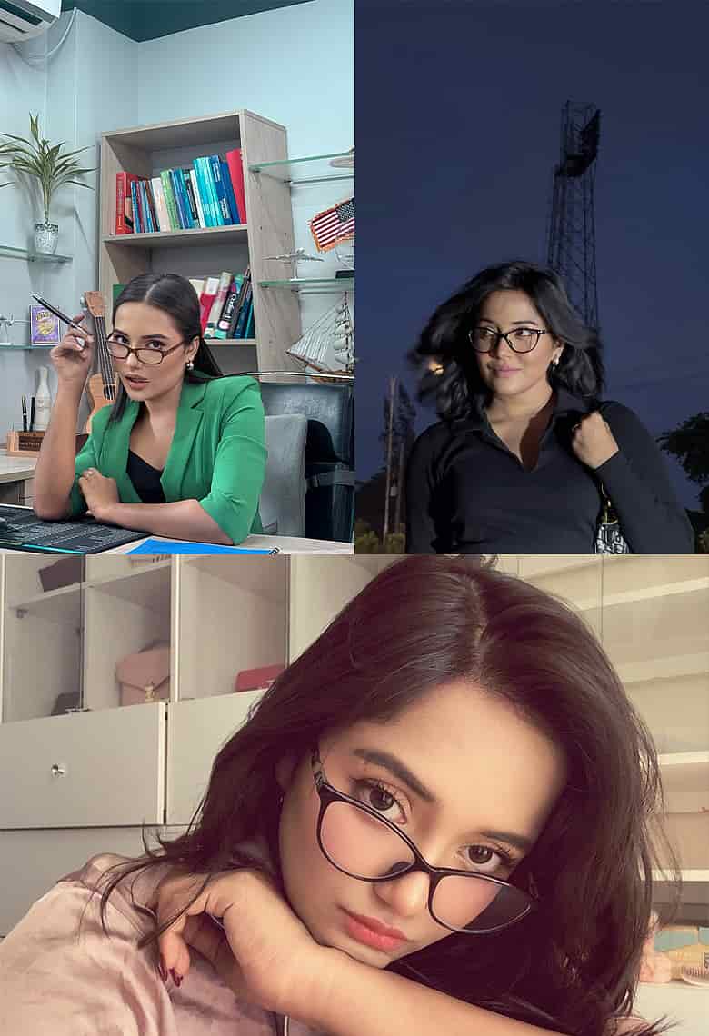 চশমা পরলেই অচেনা লাগে এই জনপ্রিয় অভিনেত্রীকে