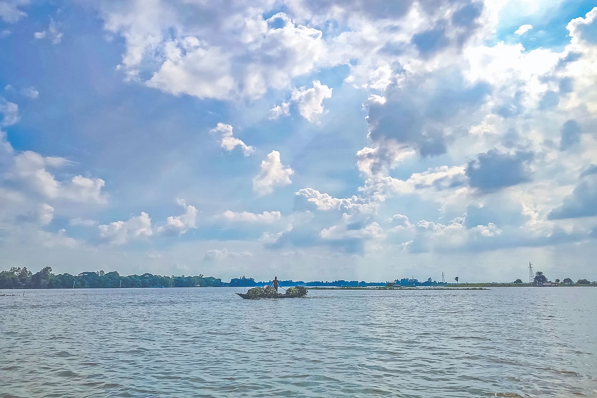 শরৎ—নির্মল, শান্ত, প্রশান্তির ঋতু। তার অনুপম রূপের কোমল হাতছানি হৃদয় ছুঁয়ে যায়। গতকাল পাবনার ফরিদপুর উপজেলার চলনবিলে