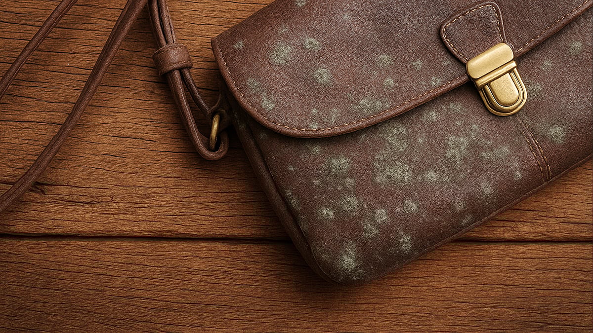 শখের চামড়ার ব্যাগ, জুতা বা জ্যাকেটে সাদা ছত্রাক দেখলে মন খারাপ হওয়া স্বাভাবিক