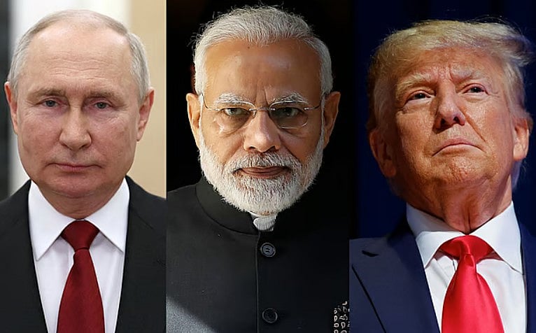 ভ্লাদিমির পুতিন, নরেন্দ্র মোদি ও ডোনাল্ড ট্রাম্প