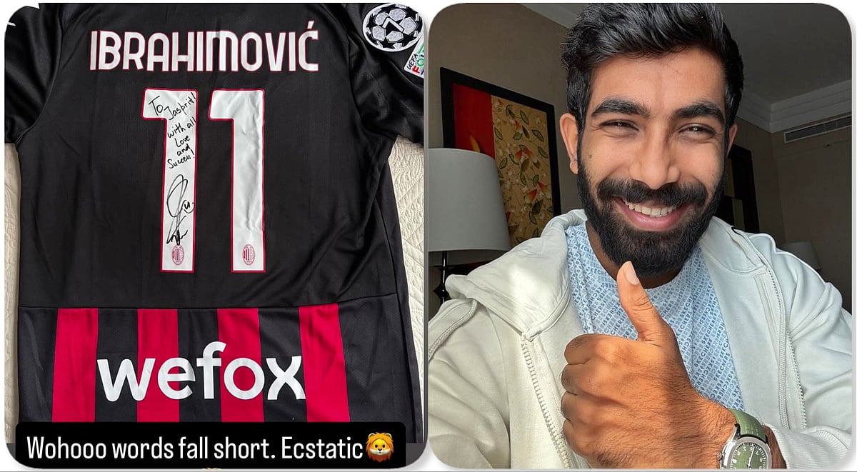 বুমরাকে নিজ হাতে সই করা এসি মিলানের জার্সি পাঠিয়েছেন ইব্রাহিমোভিচ
