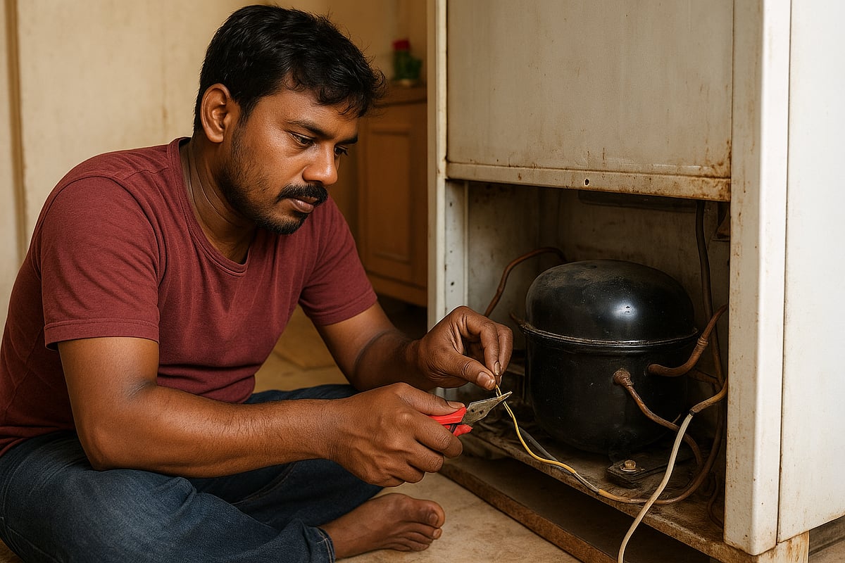 ফ্রিজের কম্প্রেসর নষ্ট হলে সেটা দ্রুত ঠিক করাতে হবে