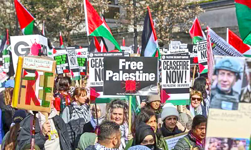 দেশে দেশে স্বাধীন ফিলিস্তিন রাষ্ট্রের দাবি জোরালো হচ্ছে