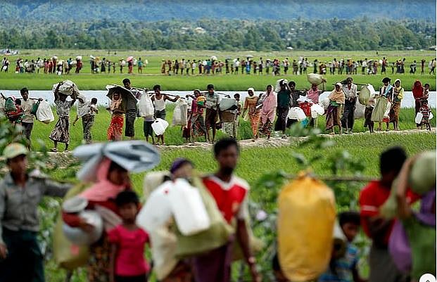 ২০১৭ সালে রোহিঙ্গাদের সর্ববৃহৎ ঢলটি বাংলাদেশে আসে