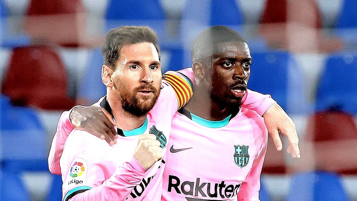 মেসি ও দেম্বেলে, বার্সেলোনায় যখন সতীর্থ ছিলেন