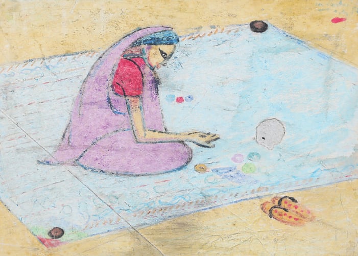 নকশিকাঁথা বুনন