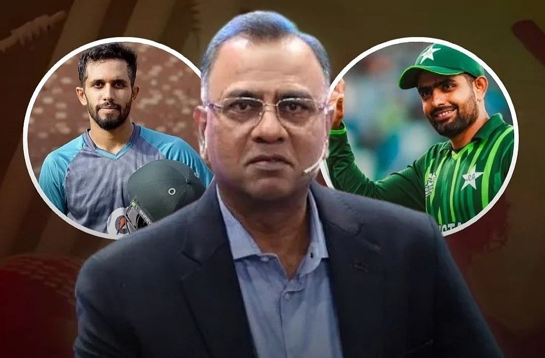 মোহাম্মদ হারিস, বাসিত আলী ও বাবর আজম (বাঁ থেকে)