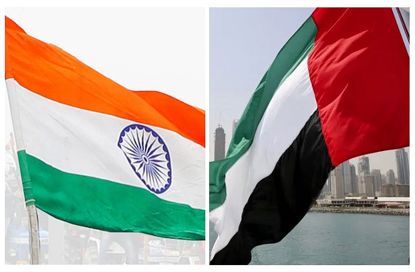 ভারত ও সংযুক্ত আরব আমিরাতের পতাকা