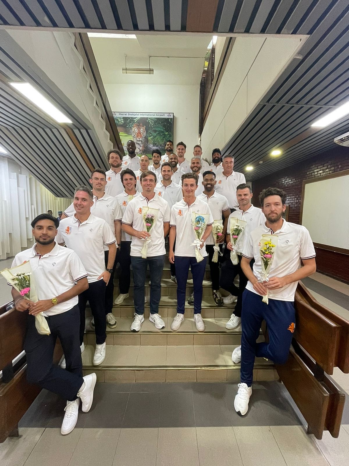 নেদারল্যান্ডস দল এখন ঢাকায়।