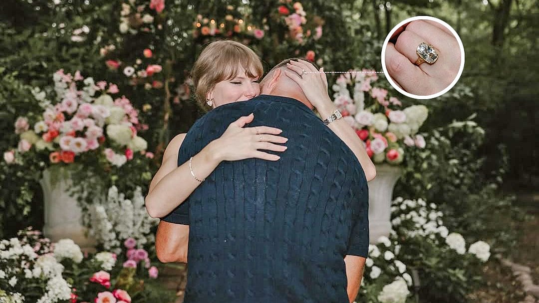 বাগদান সারলেন পপ গায়িকা টেইলর সুইফট ও আমেরিকান ফুটবলার ট্রাভিস কেলসি। হাতের আংটি নিয়ে চলছে আলোচনা