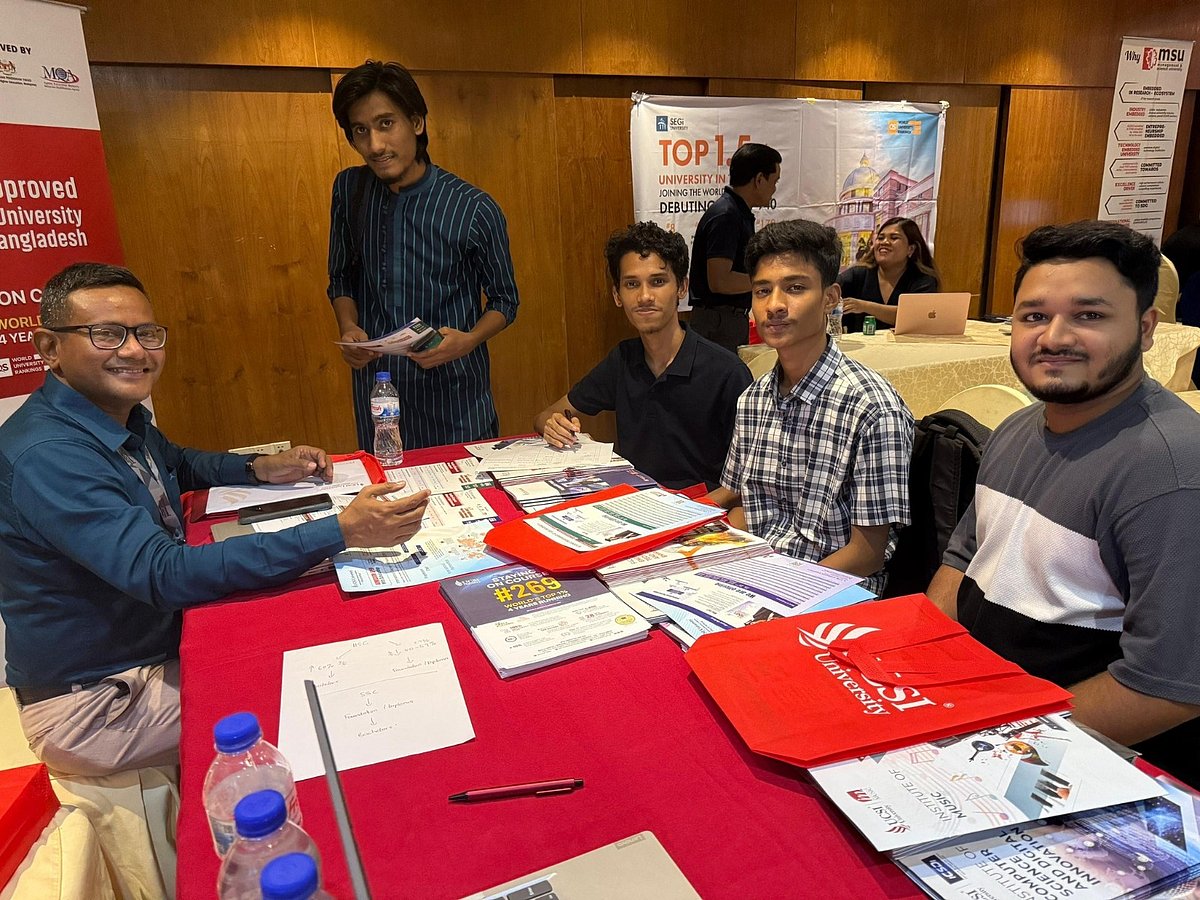 ইউসিএসআই ইউনিভার্সিটির বাংলাদেশ শাখা ক্যাম্পাসে ভর্তি মেলা শুরু হয়েছে।