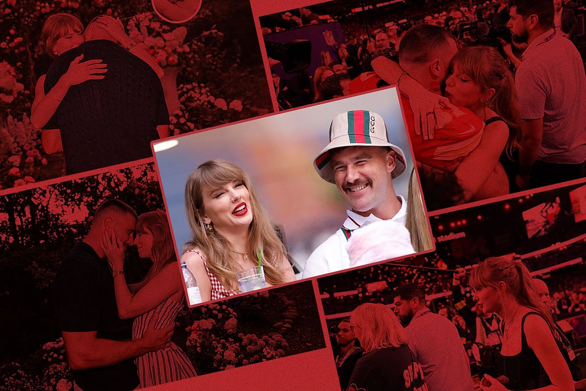 টেইলর সুইফট ও কানসাস সিটি চিফসের তারকা খেলোয়াড় ট্র্যাভিস কেলসির প্রেমকাহিনি গত দুই বছরে ভক্তদের মন জয় করেছে। কোলাজ