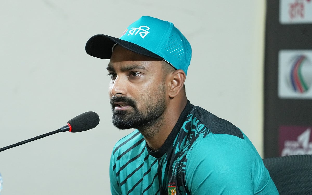 সংবাদ সম্মেলনে বাংলাদেশ টি–টোয়েন্টি দলের অধিনায়ক লিটন দাস