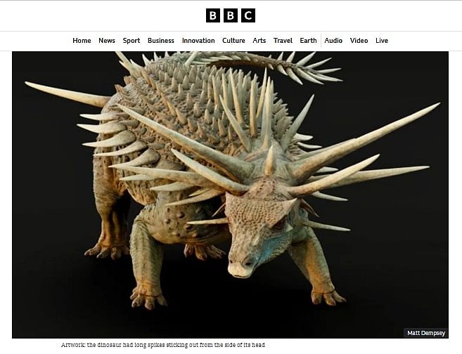 নতুন সন্ধান পাওয়া ডাইনোসরটির বৈজ্ঞানিক নাম স্পাইকোমেলাস আফার