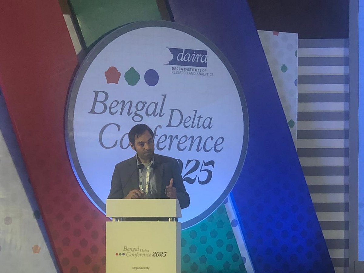 এশিয়া প্যাসিফিক ফাউন্ডেশনের জ্যেষ্ঠ ফেলো মাইকেল কুগেলম্যান ‘বেঙ্গল ডেলটা কনফারেন্স ২০২৫’-এর প্যানেল  আলোচনায় অংশ নেন। ঢাকা, ৩০ আগস্ট