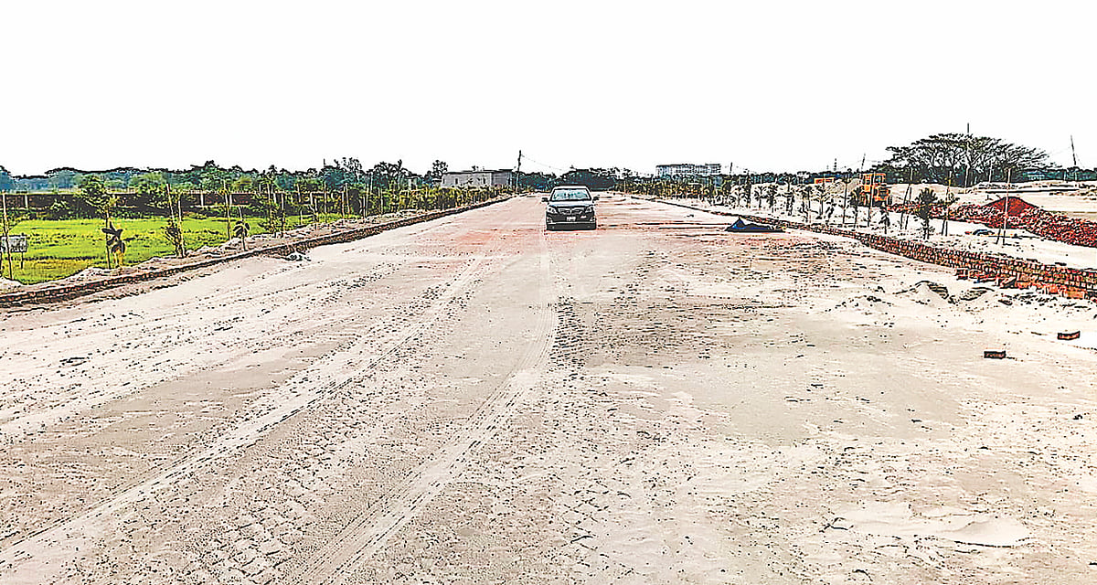 এশিয়ান টাউন প্রকল্পের কাজ চলছে