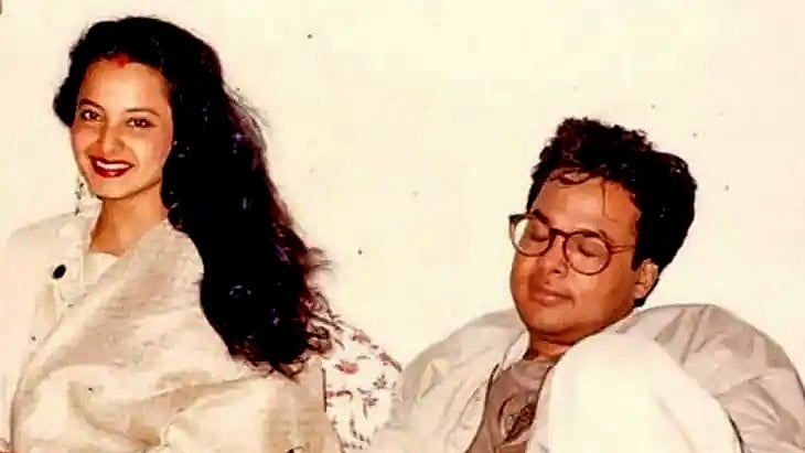 রেখা ও মুকেশ আগারওয়াল। ইনস্টাগ্রাম থেকে