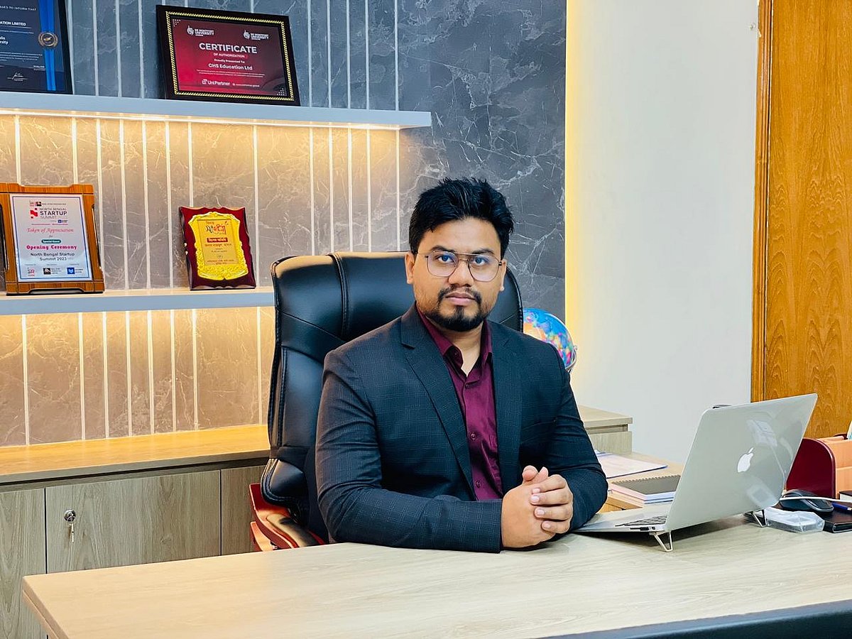 সিএইচএস এডুকেশন লিমিটেডের প্রতিষ্ঠাতা ও প্রধান নির্বাহী কর্মকর্তা নাজমুল হাসান রাজু