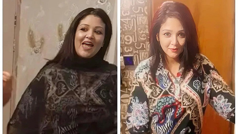 ওজন বেড়ে যাওয়ার পর ও আগের ছবিতে শার্লিন ফারজানা