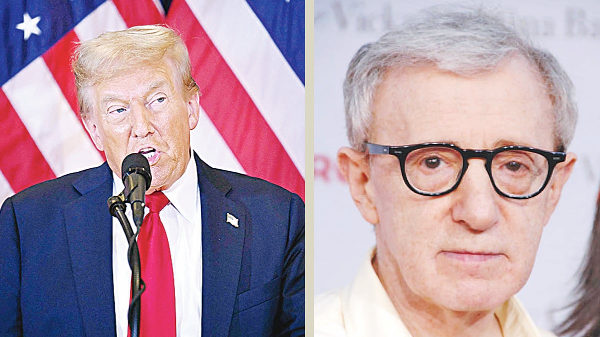 ডোনাল্ড ট্রাম্প ও উডি অ্যালেন