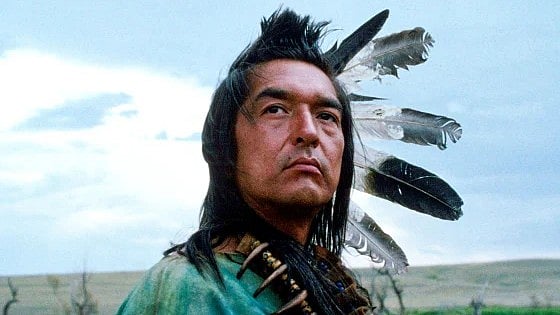 ‘ড্যান্সেস উইথ উলভস’ সিনেমায় গ্রাহাম গ্রিন। আইএমডিবি