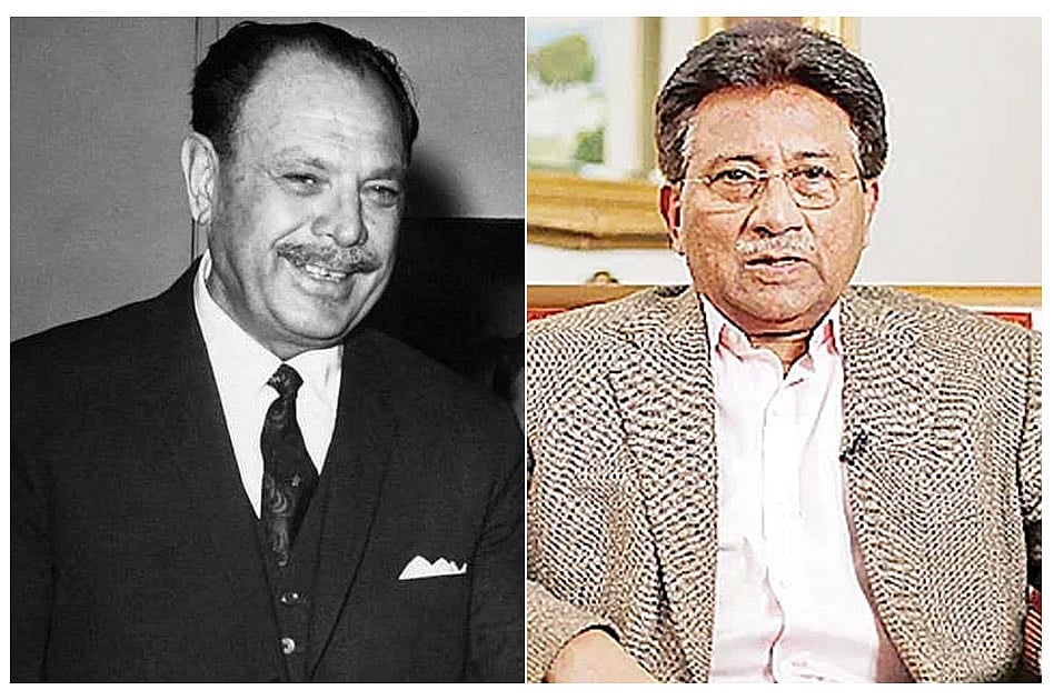 আইয়ুব খান ও পারভেজ মোশাররফ