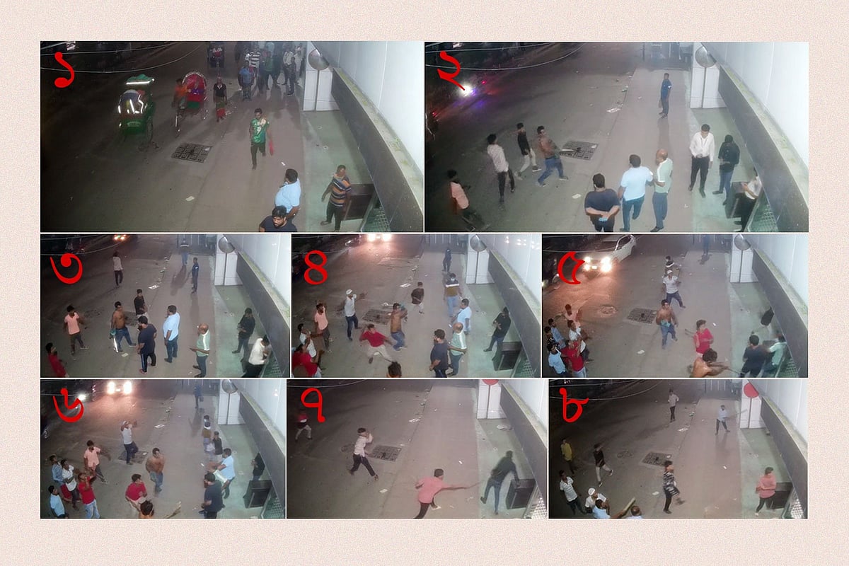 মালিবাগে গতকাল বুধবার রাতে হামলার ঘটনা ঘটে