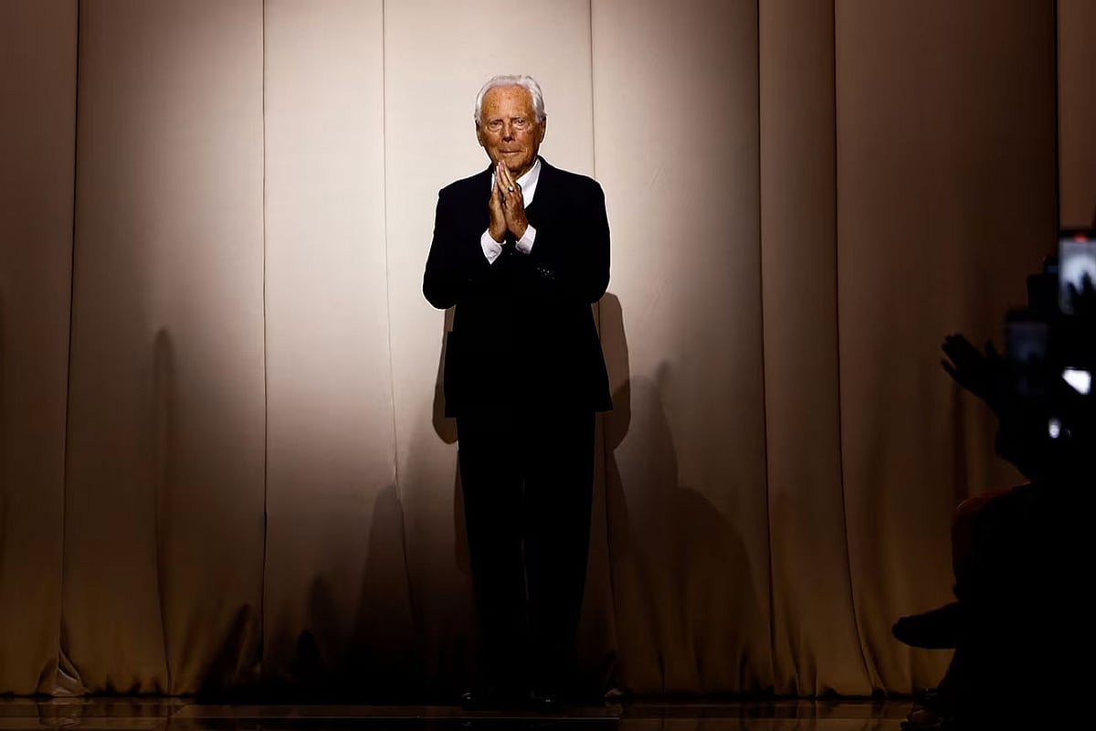 কিংবদন্তি ফ্যাশন ডিজাইনার জর্জিও আরমানি